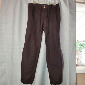 Gap Brown Drawstring Closure Button Pants | Size 10